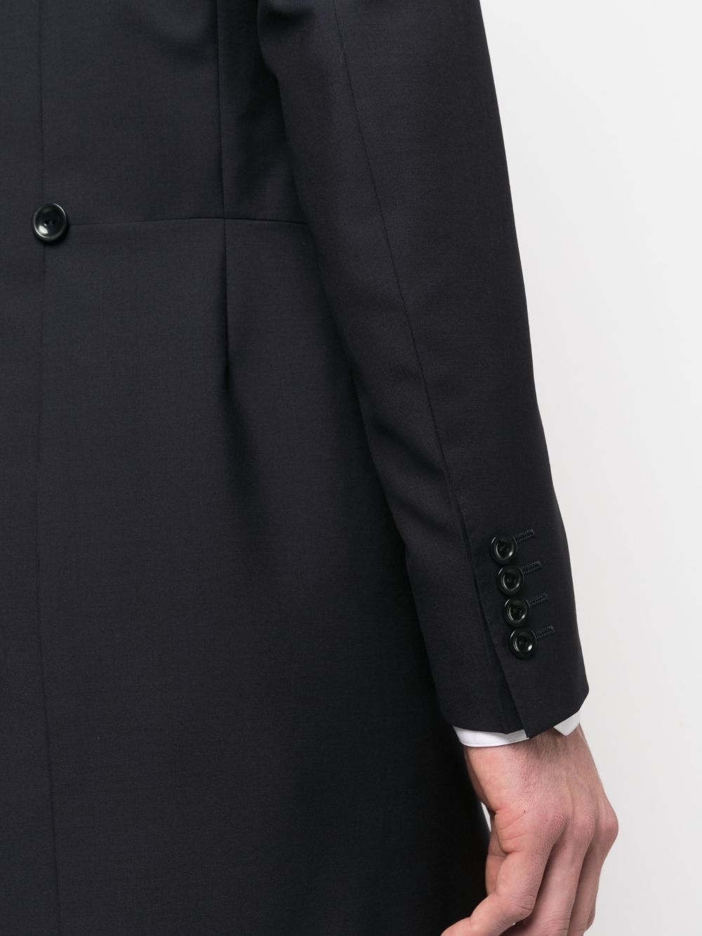 single-breasted wool-mohair suit - 5
