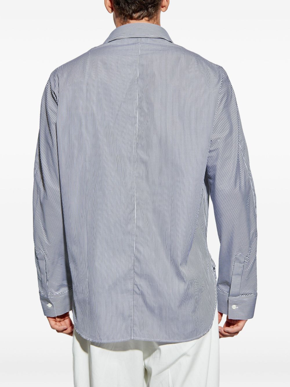 STRIPED EMBROIDERED SHIRT - 3