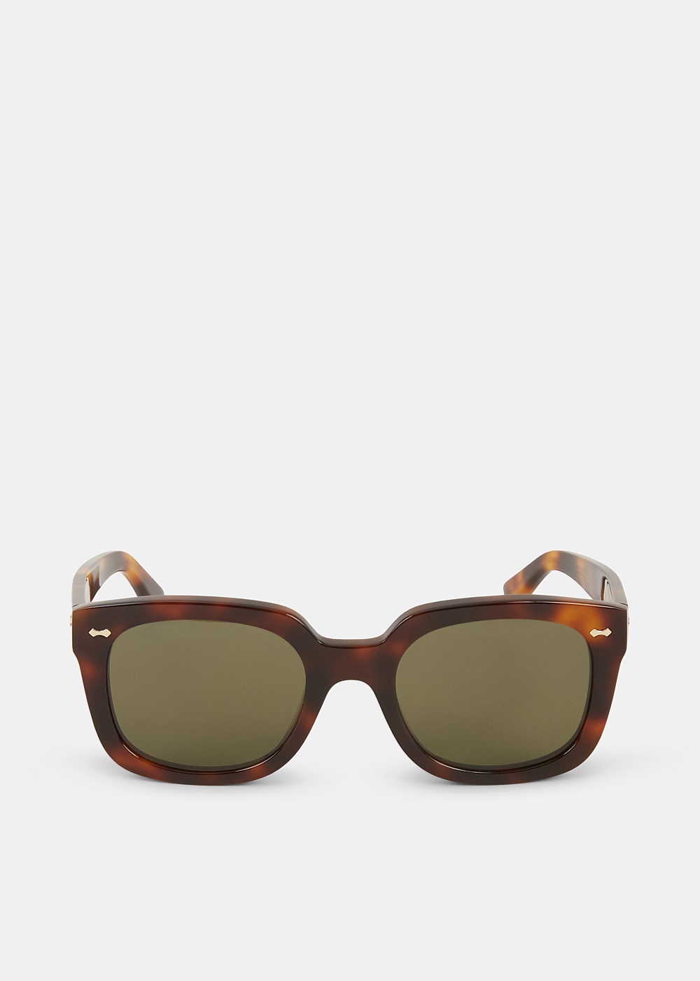 Brown Square Sunglasses - 1