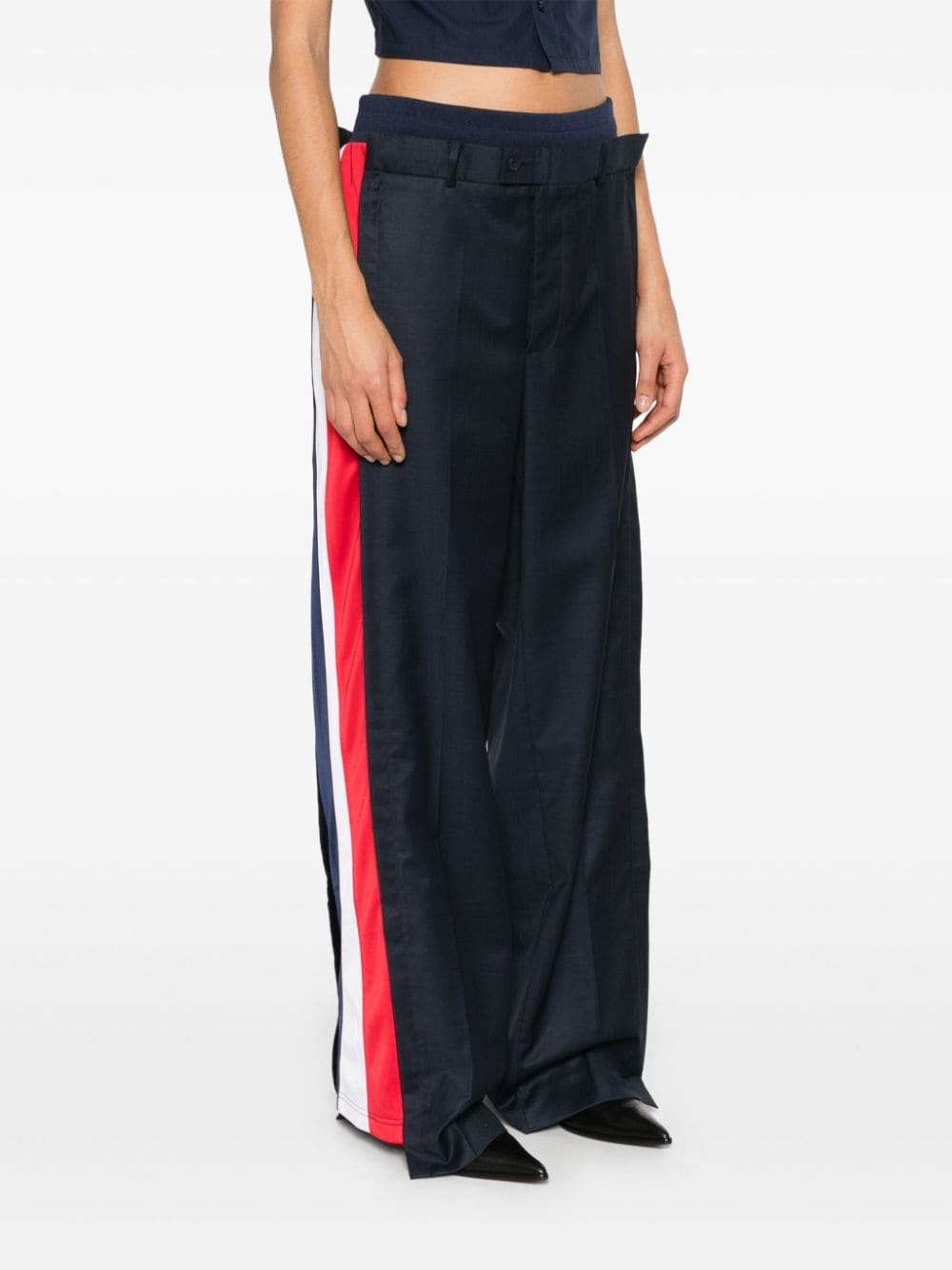 Embedded straight trousers - 3
