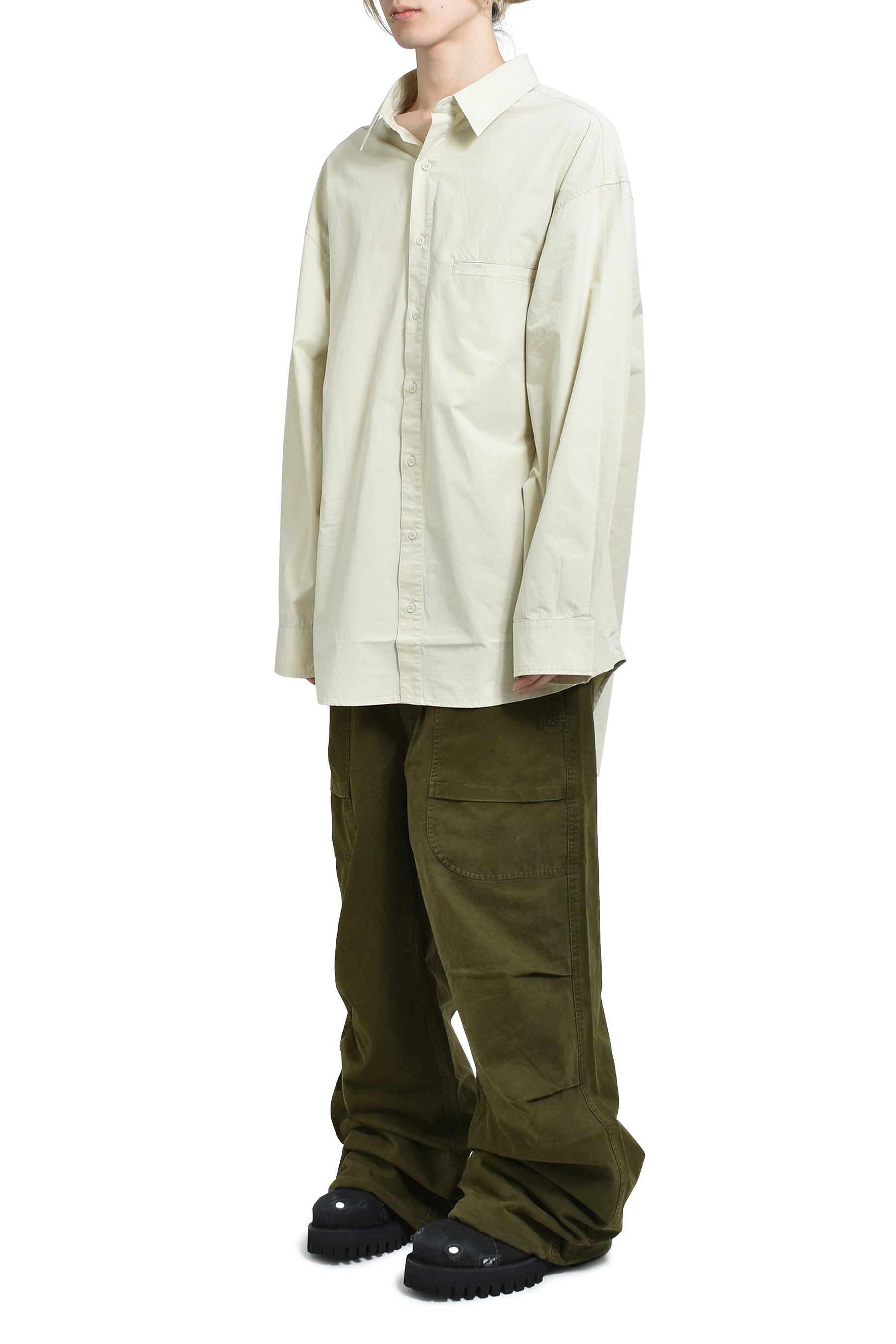 GIANT SHIRT / IVORY - 4