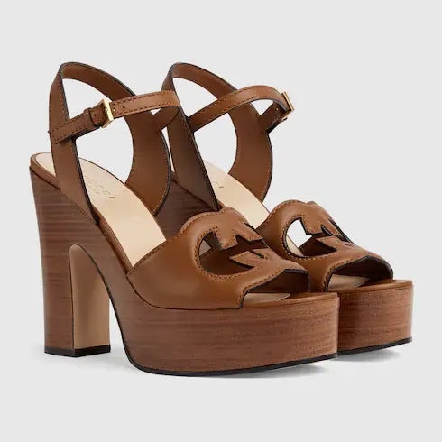 Gucci Interlocking G High Sandals - 2