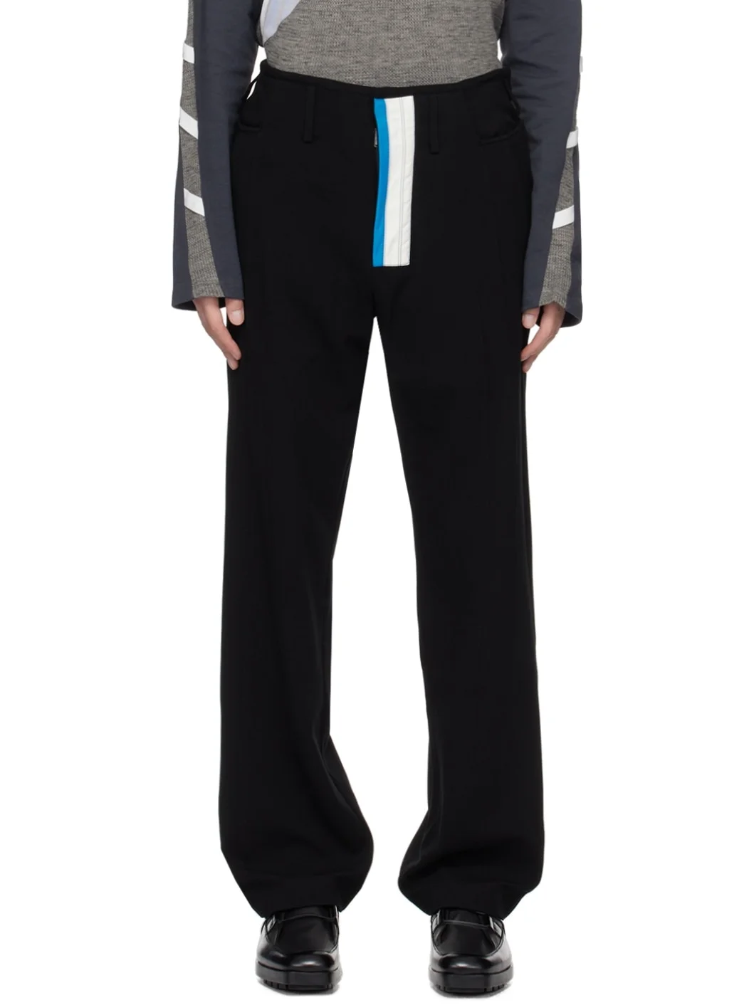 Black Diotima Trousers - 1