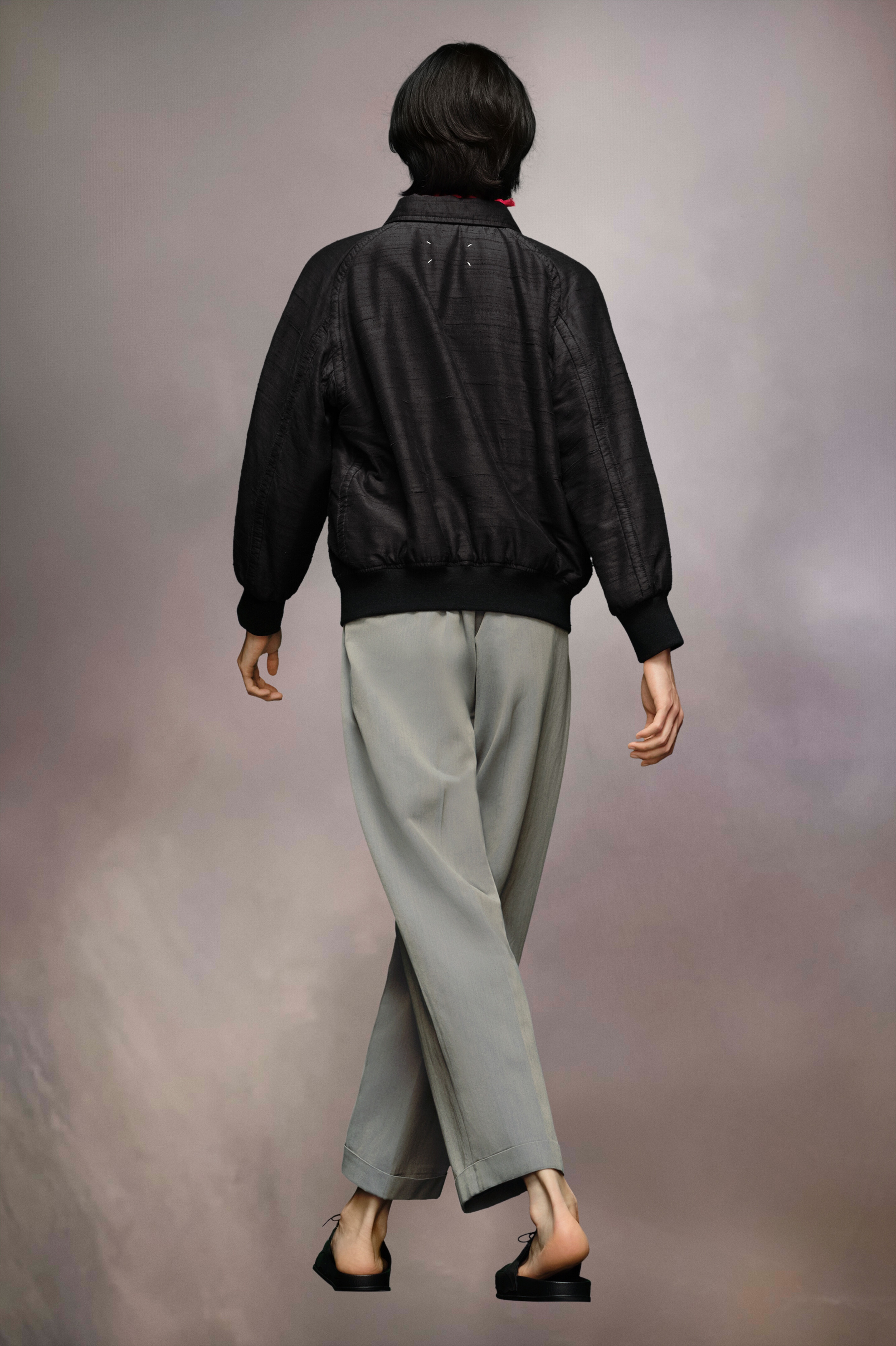 Silk dupion bomber jacket - 5