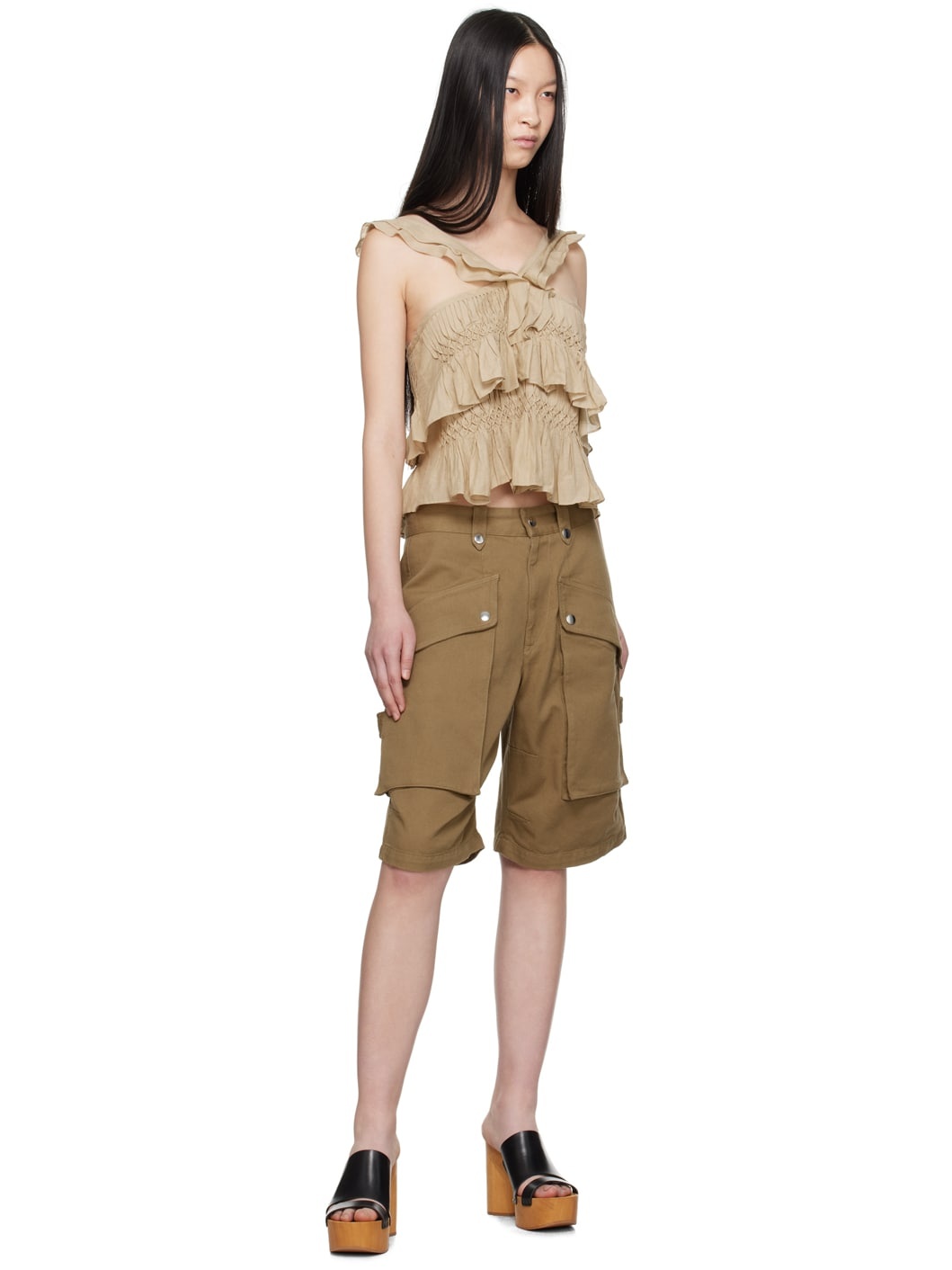 Khaki Daren Top - 4