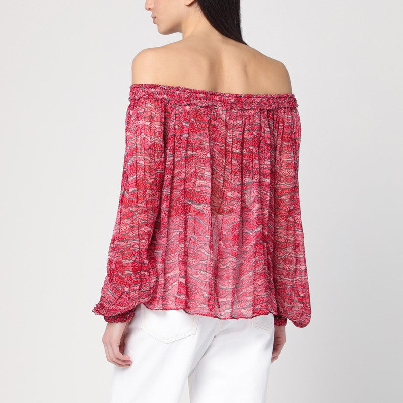 Isabel Marant Étoile Top Red Vutti With Print Women - 2