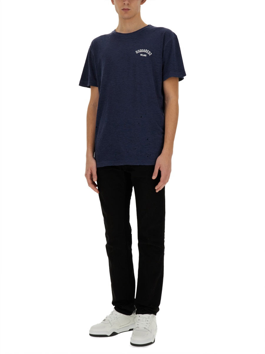 Dsquared Men T-Shirt With Logo - 2