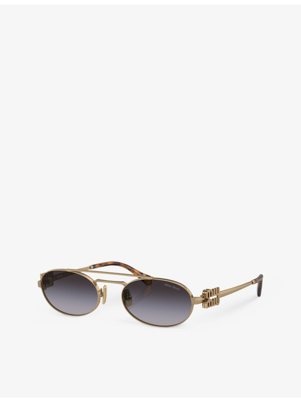 MU 54ZS oval-frame metal sunglasses - 2