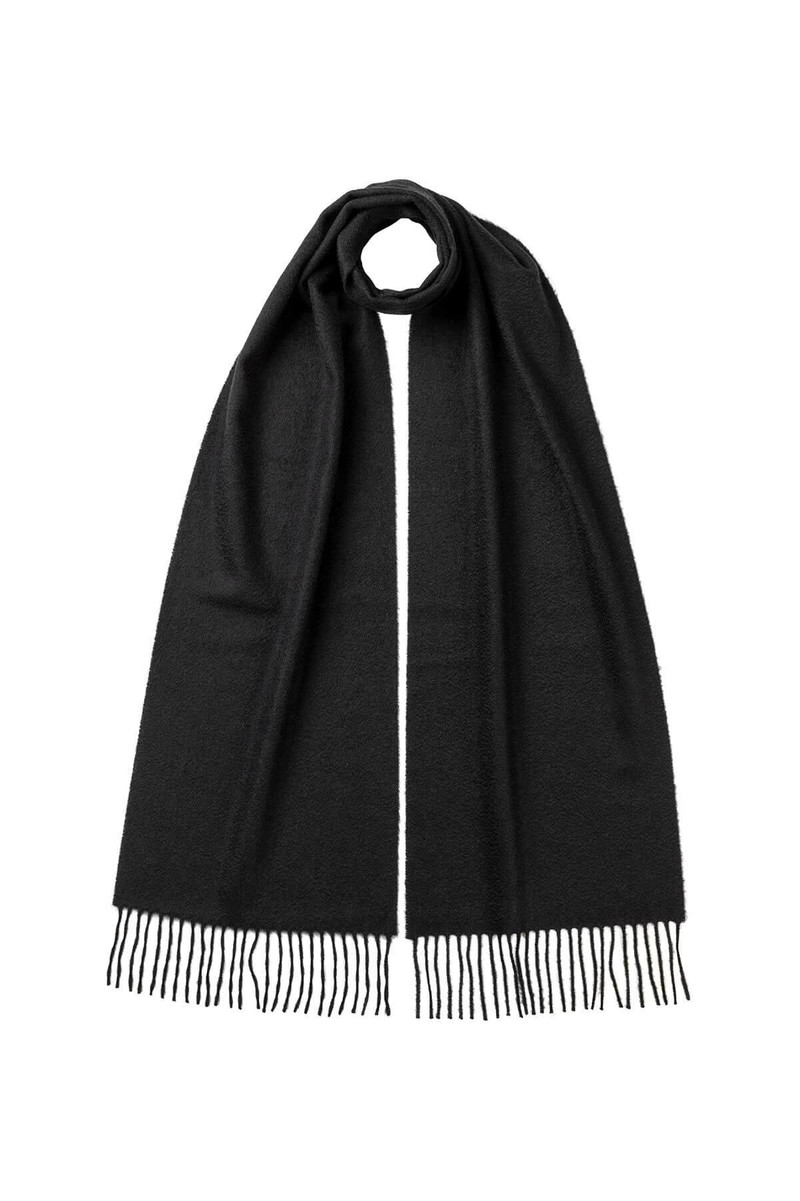 Black Cashmere Scarf 1
