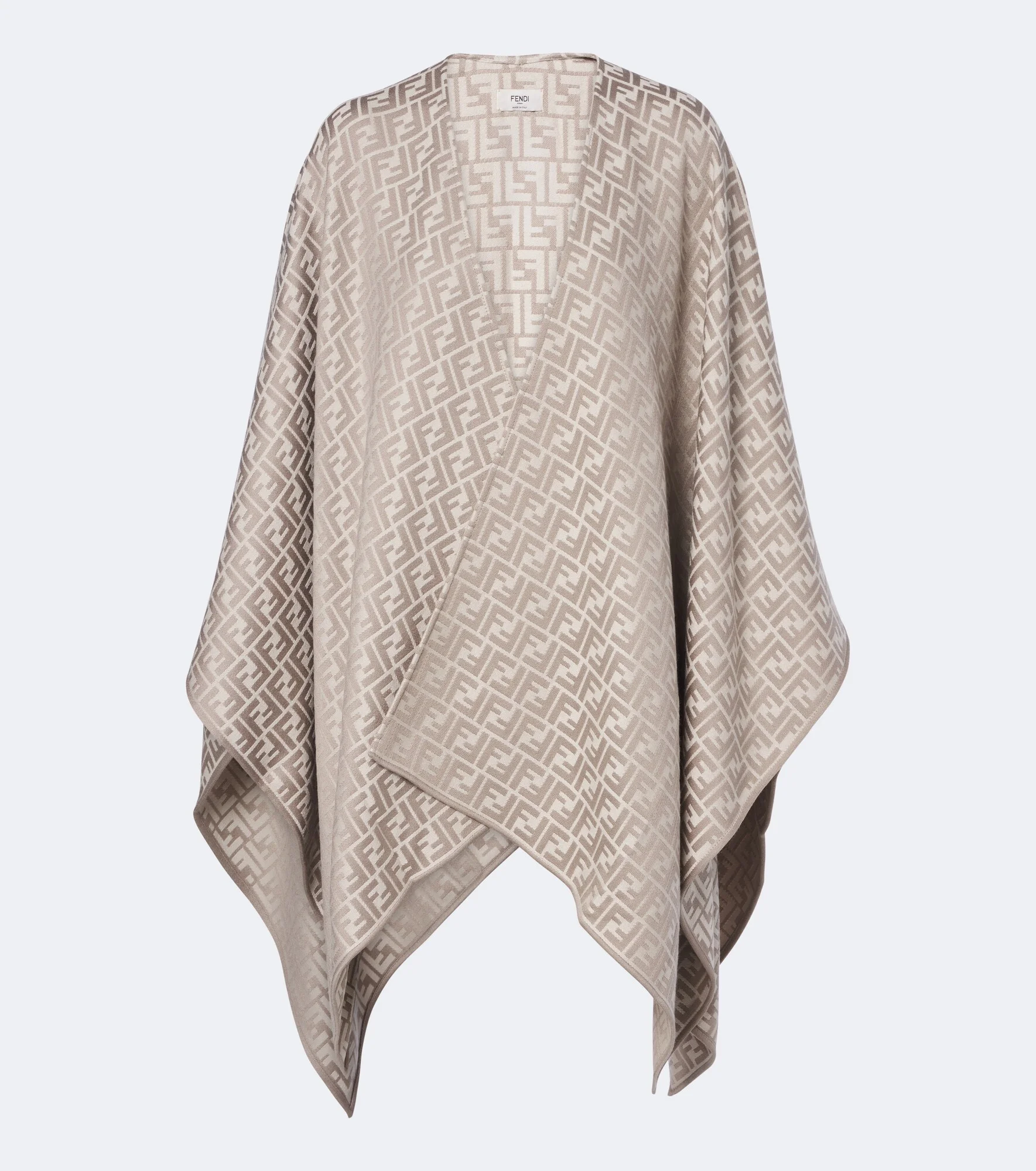 FF wool and silk poncho - 1