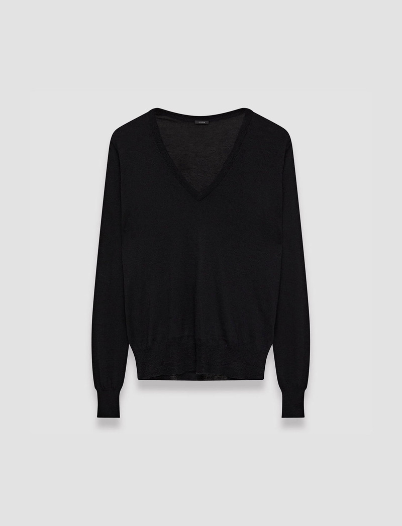 Cashair V Neck Jumper 1