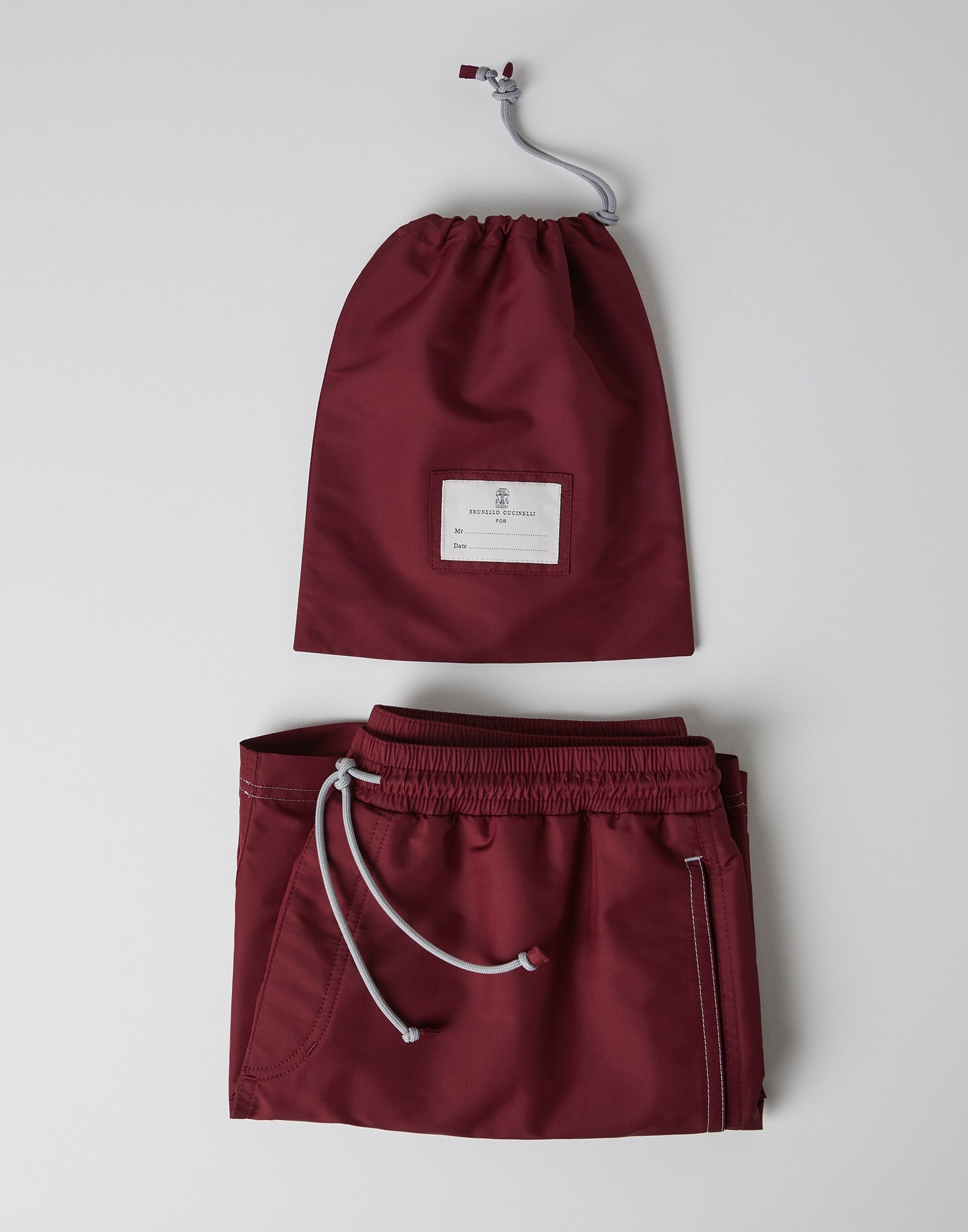 Swim shorts with contrast stitching - 4