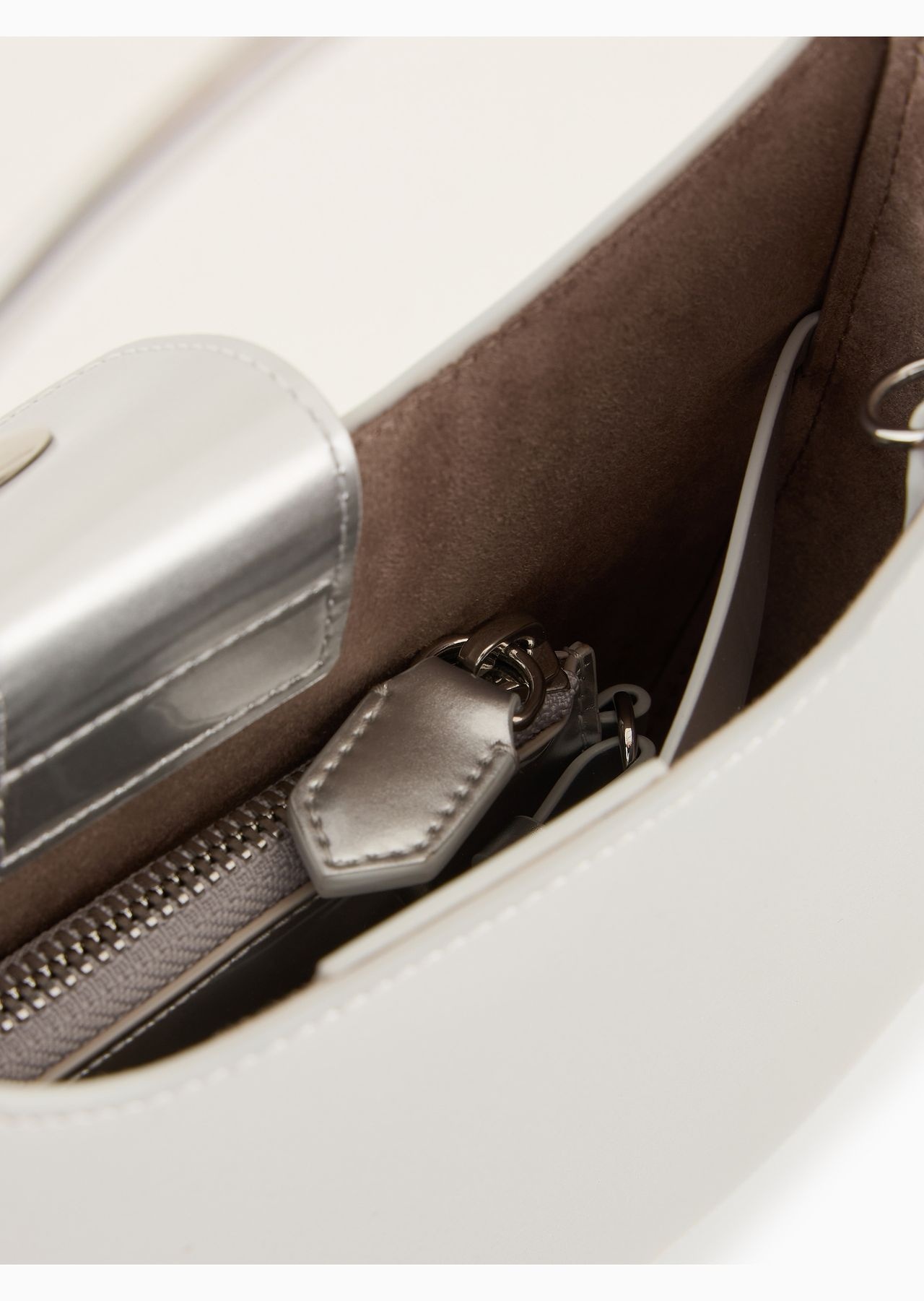 Moon capsule collection patent-effect mini bag with jewel handle - 4