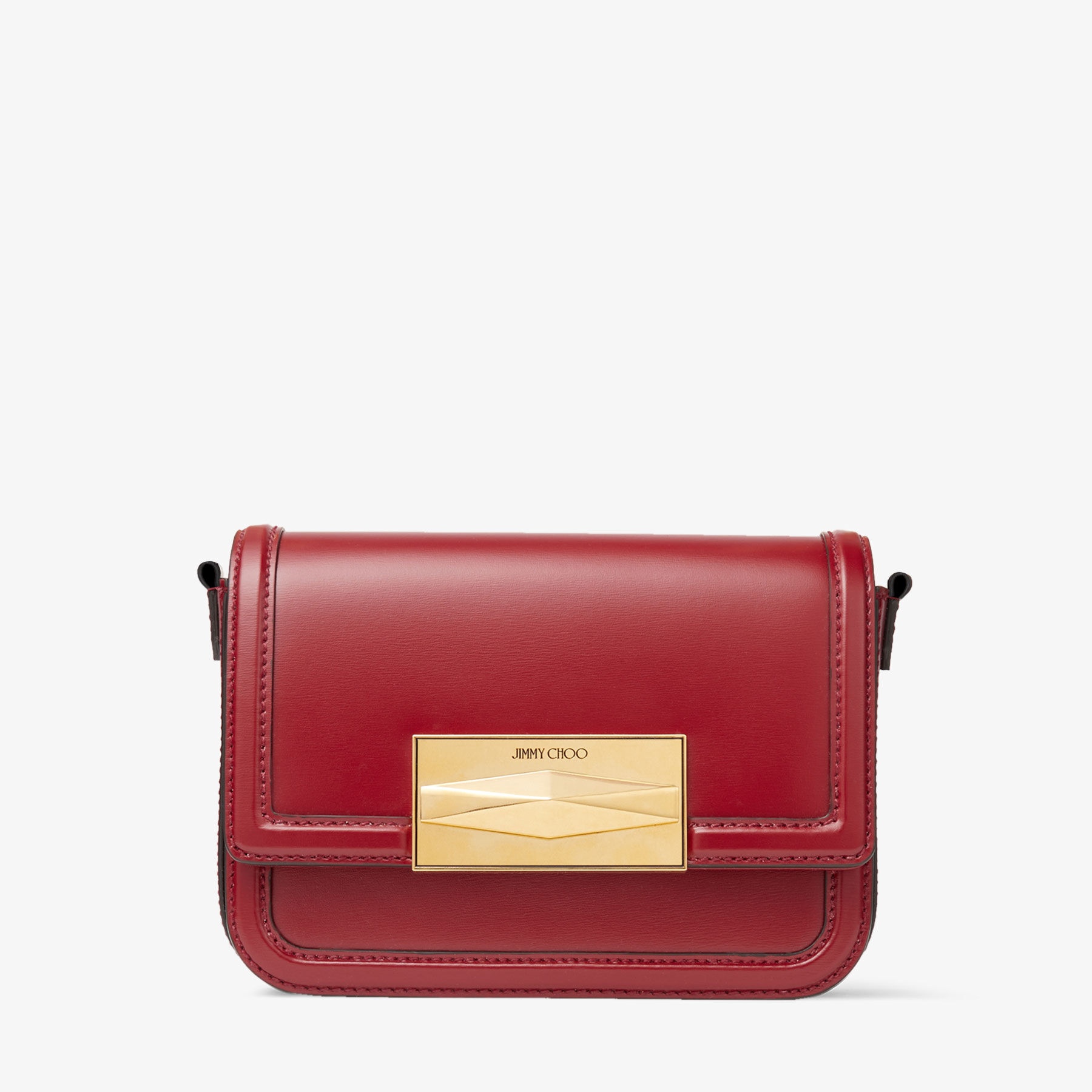 Diamond Crossbody
Cranberry Box Calf Leather Crossbody Bag - 1