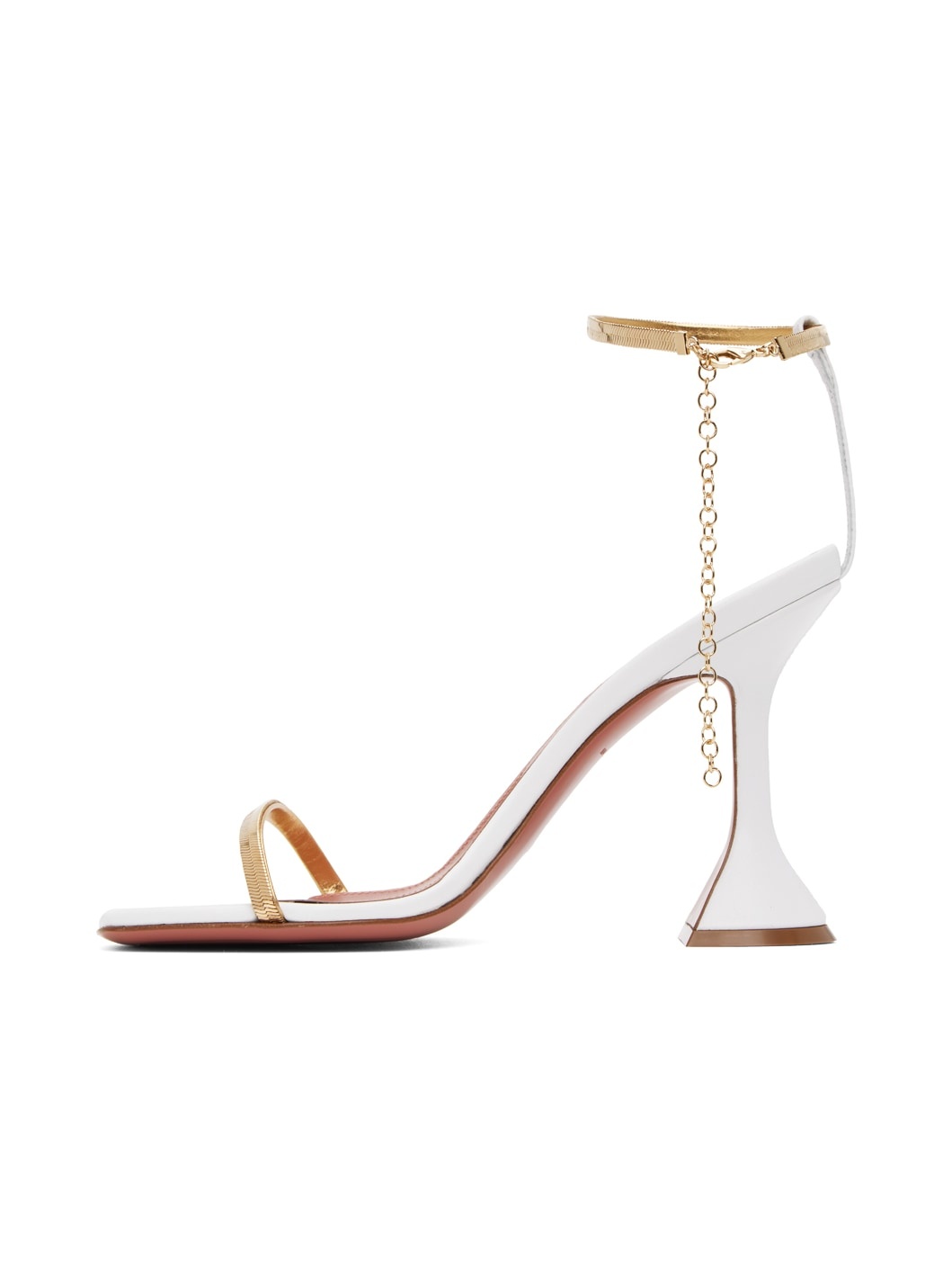 White Henson Heeled Sandals - 3