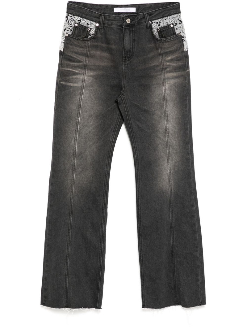 Lace detailing jeans 1