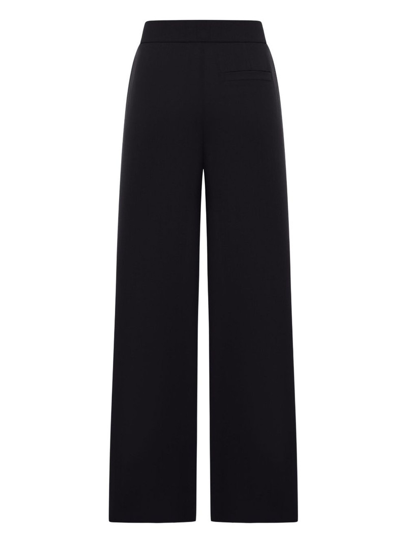 GIORGIO ARMANI high-waisted pleated wool trousers outlook