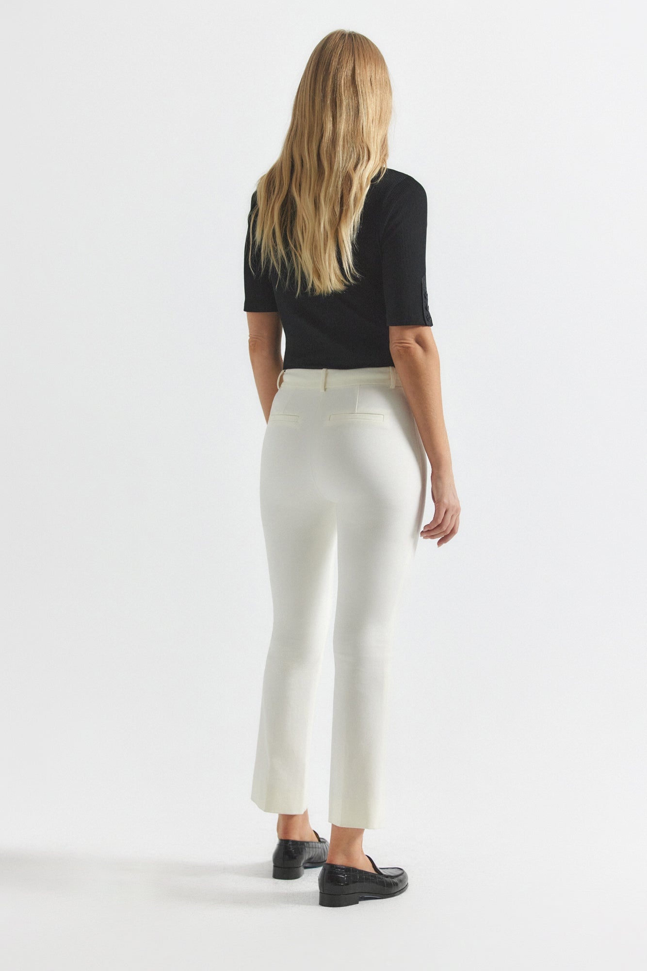 CROSBY CROP FLARE TROUSER - 4