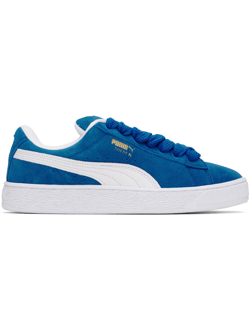 Blue Suede XL Sneakers - 1