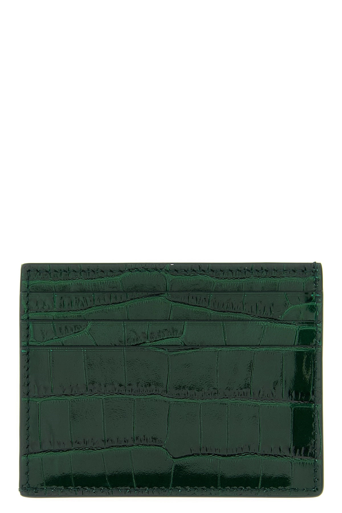 Crocodile leather card holder - 2
