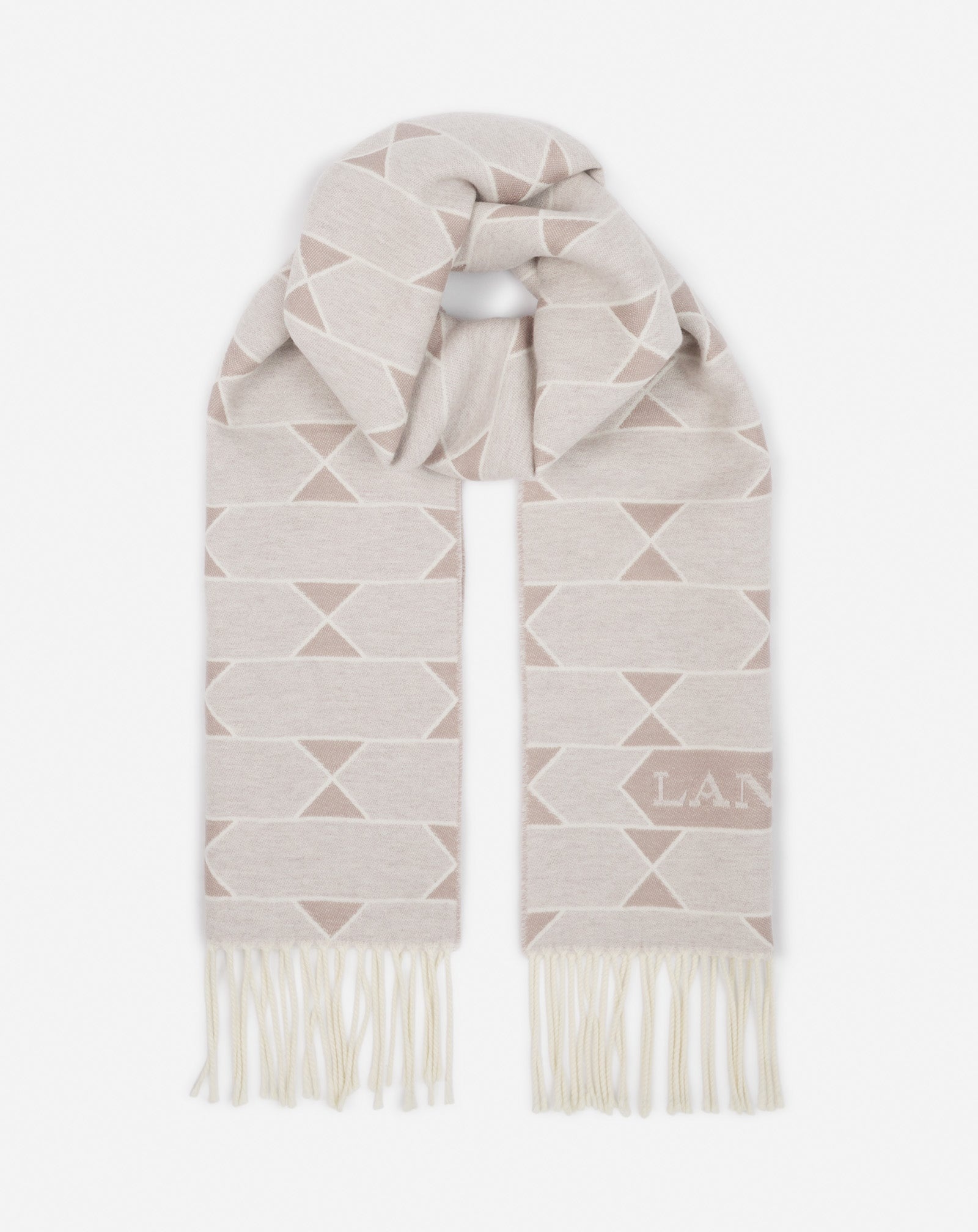 TWO-TONE WOOL SCARF - 4