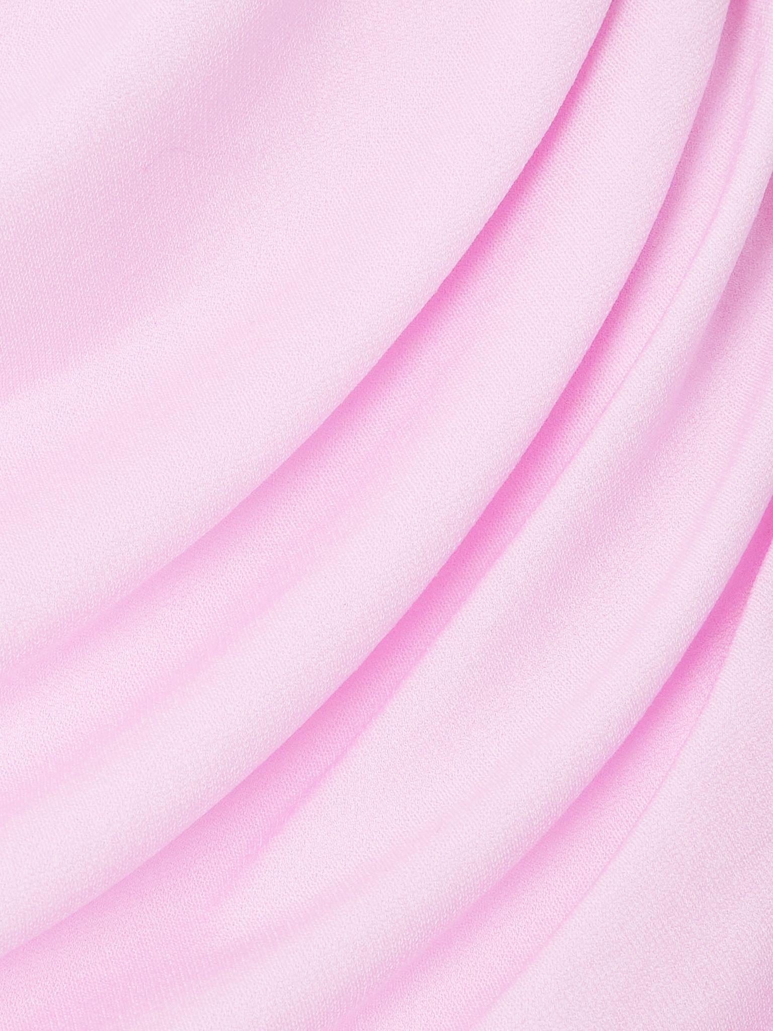 Asymmetric ruched jersey dress Pink - 4