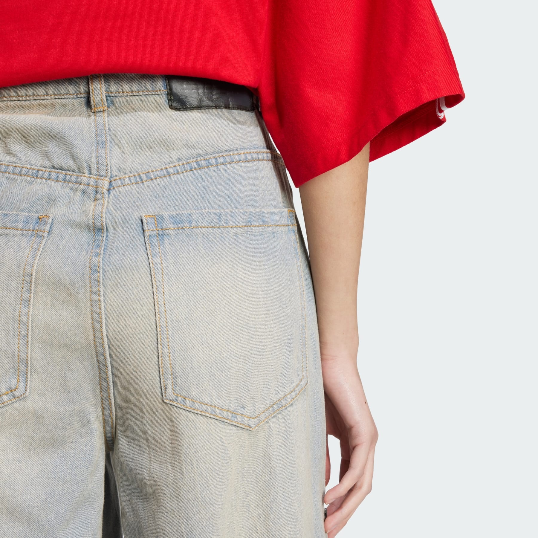 adidas Adilenium Season 3 Zip Washed Denim Pants | REVERSIBLE