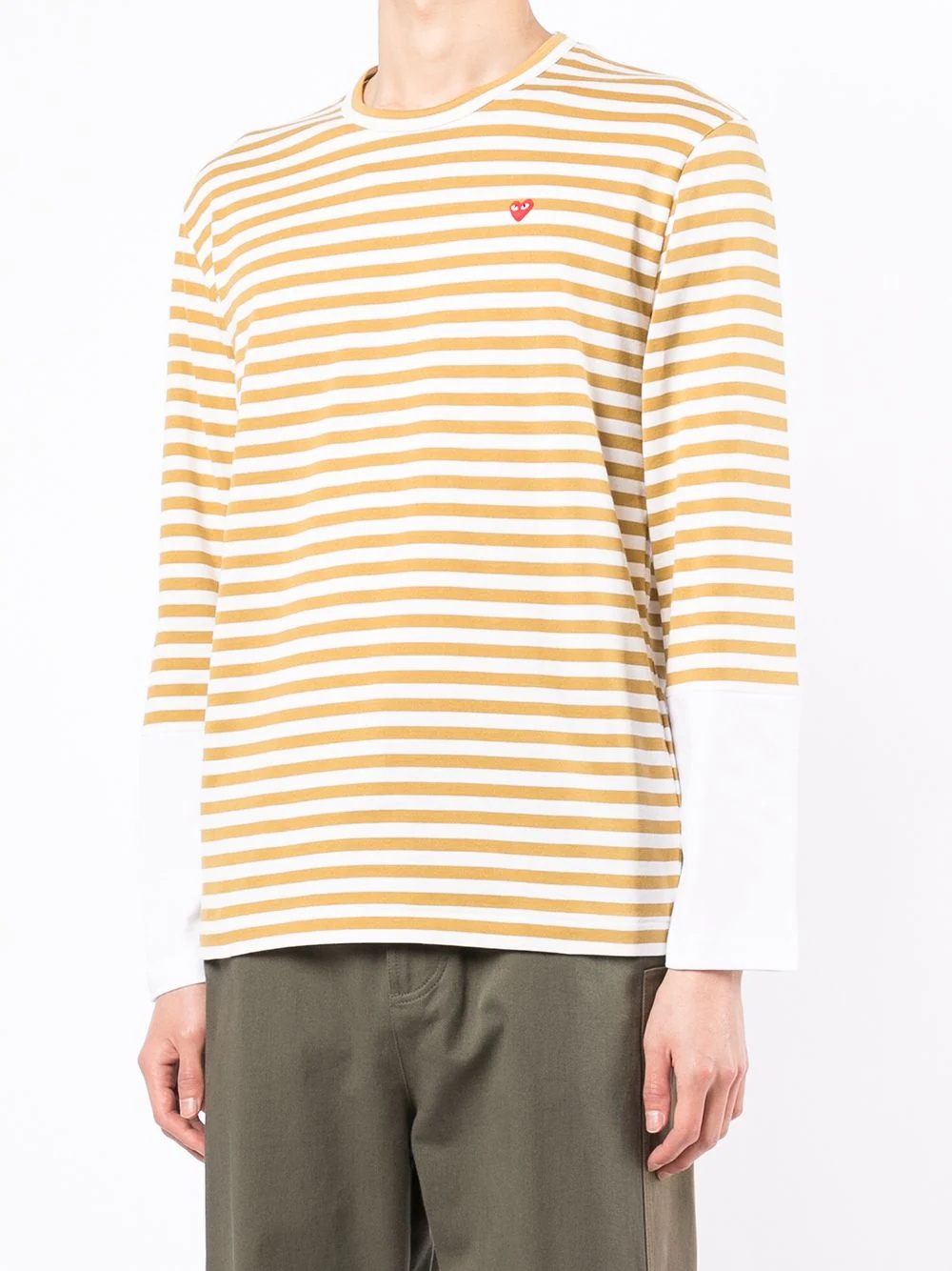 striped long-sleeve T-shirt - 3