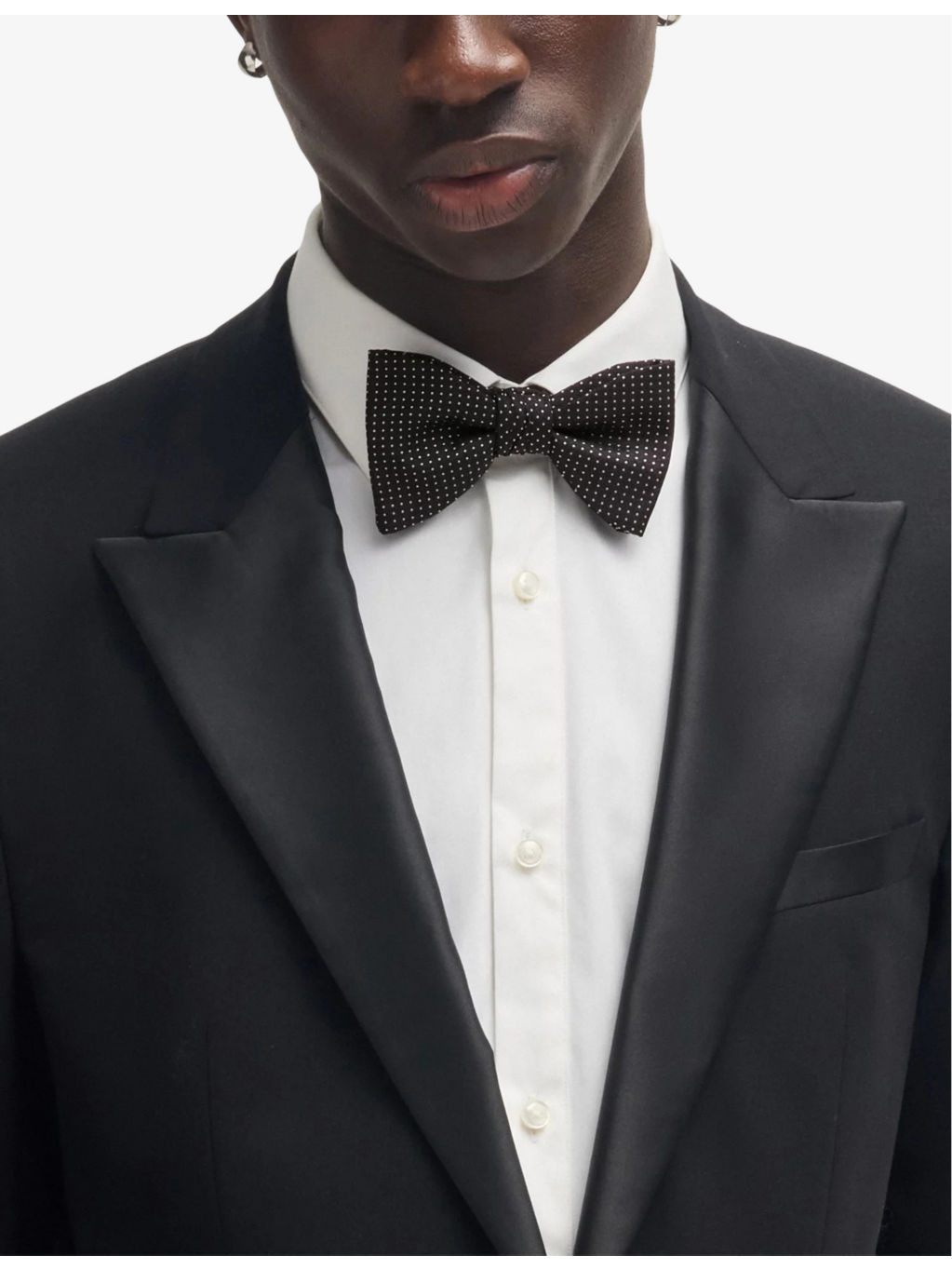 Micro-Dot Silk Bow Tie - 2
