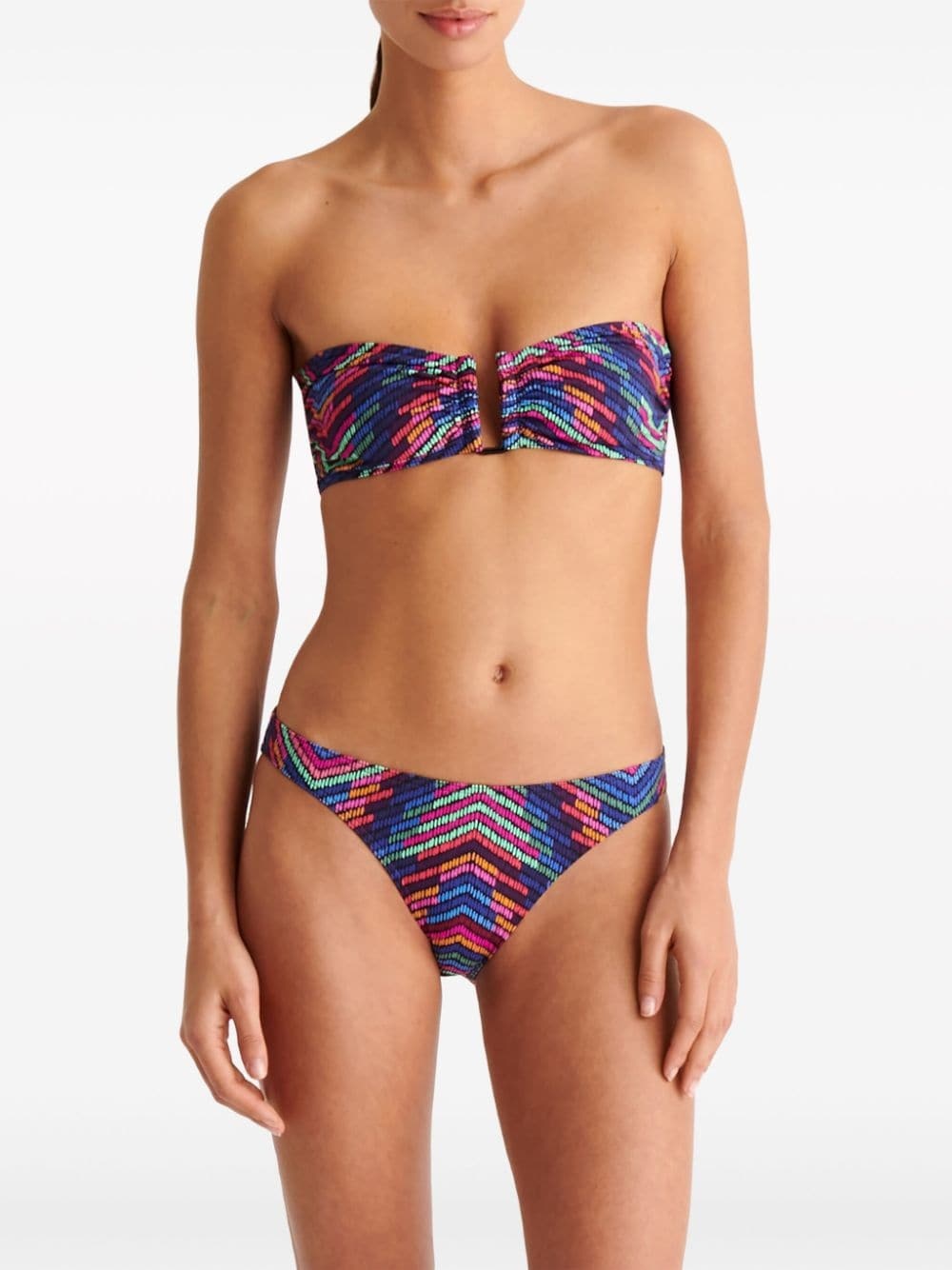 Artifice geometric-print bikini briefs - 4