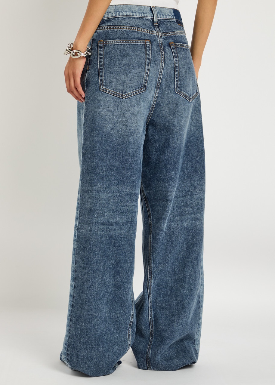 Stella Mccartney Panelled Wide-leg Jeans - 3