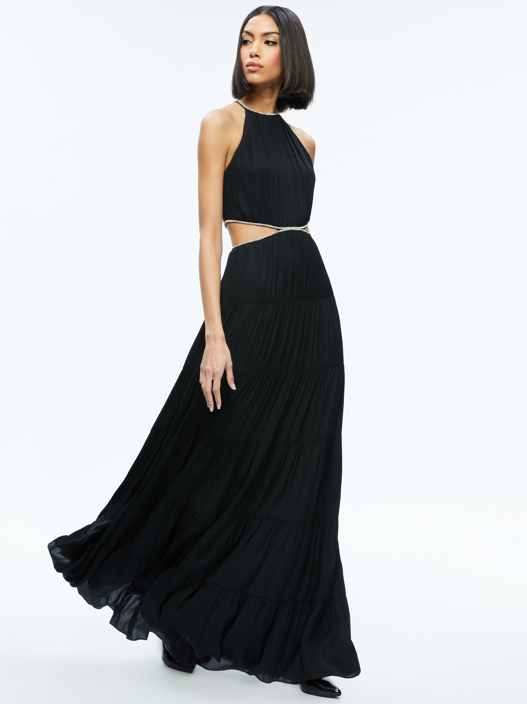 MYRTICE EMBELLISHED CUT OUT MAXI DRESS - 5