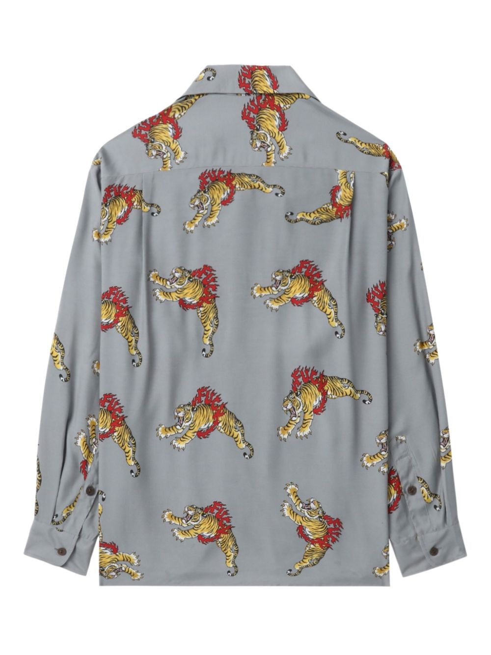 x Tim Lehi tiger-print shirt - 6