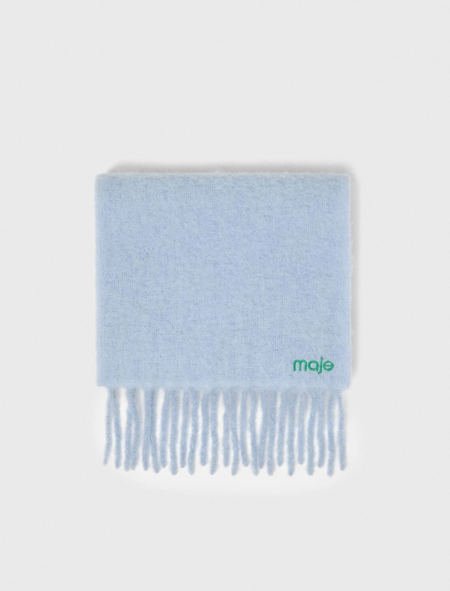Wool and alpaca blend scarf - 1