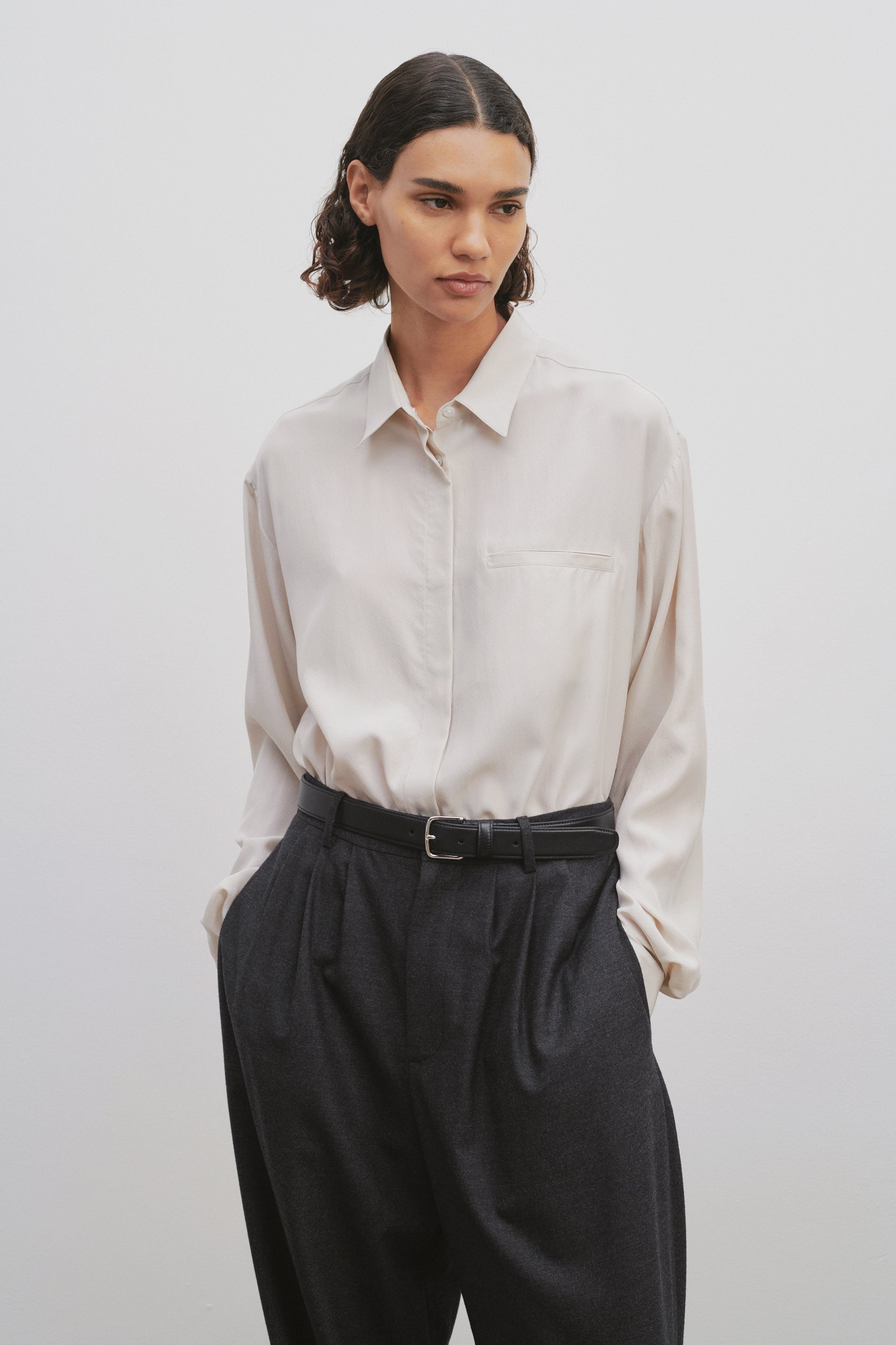 Eleni Shirt in Silk - 3