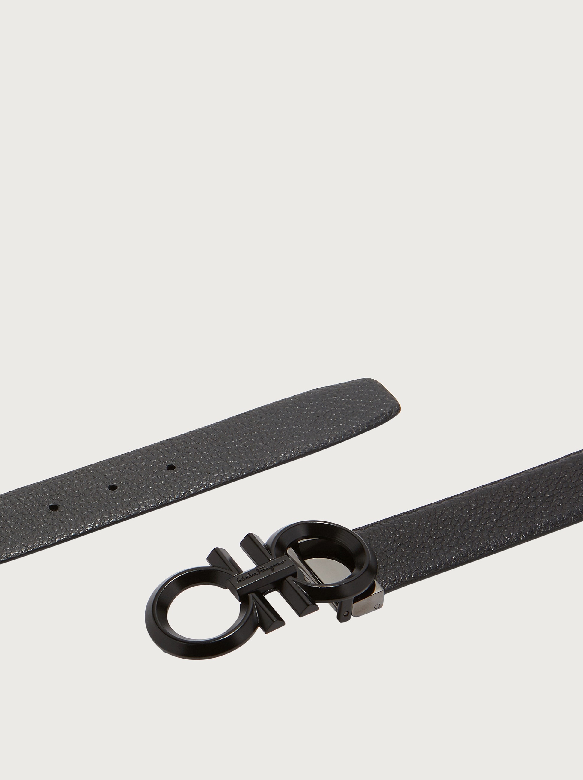 Reversible and adjustable Gancini belt - 2
