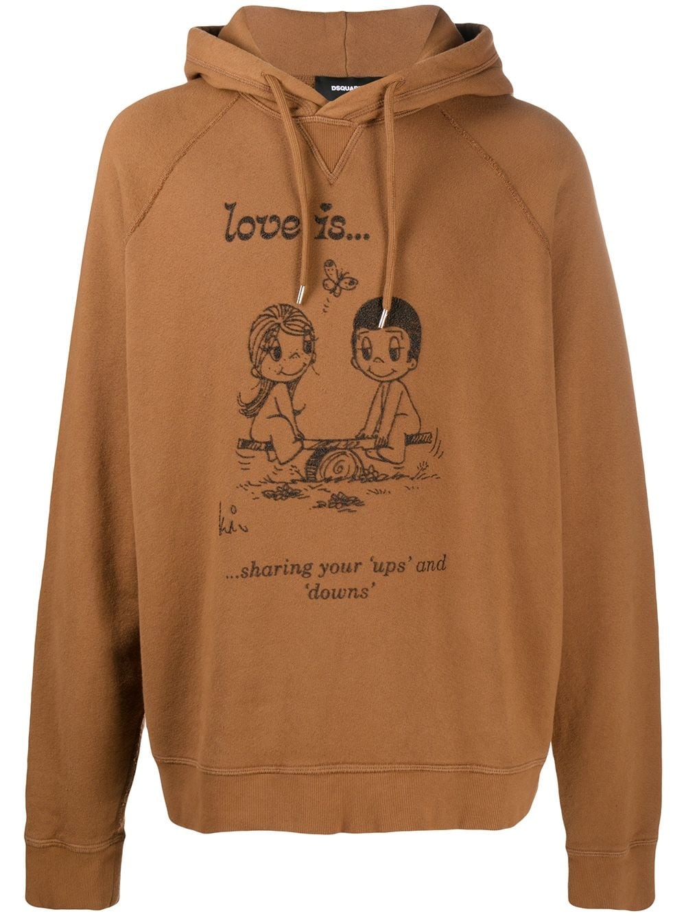 Love Is printed hoodie - 1