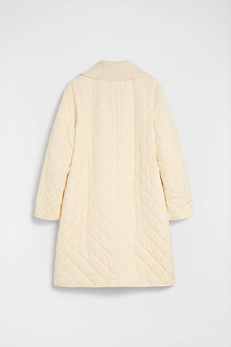 Taffeta Quilted Down Coat 6