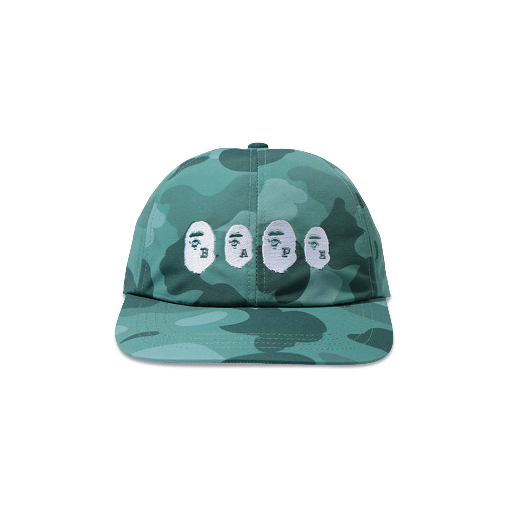 BAPE Color Camo Ape Head Panel Cap 'Green' - 2
