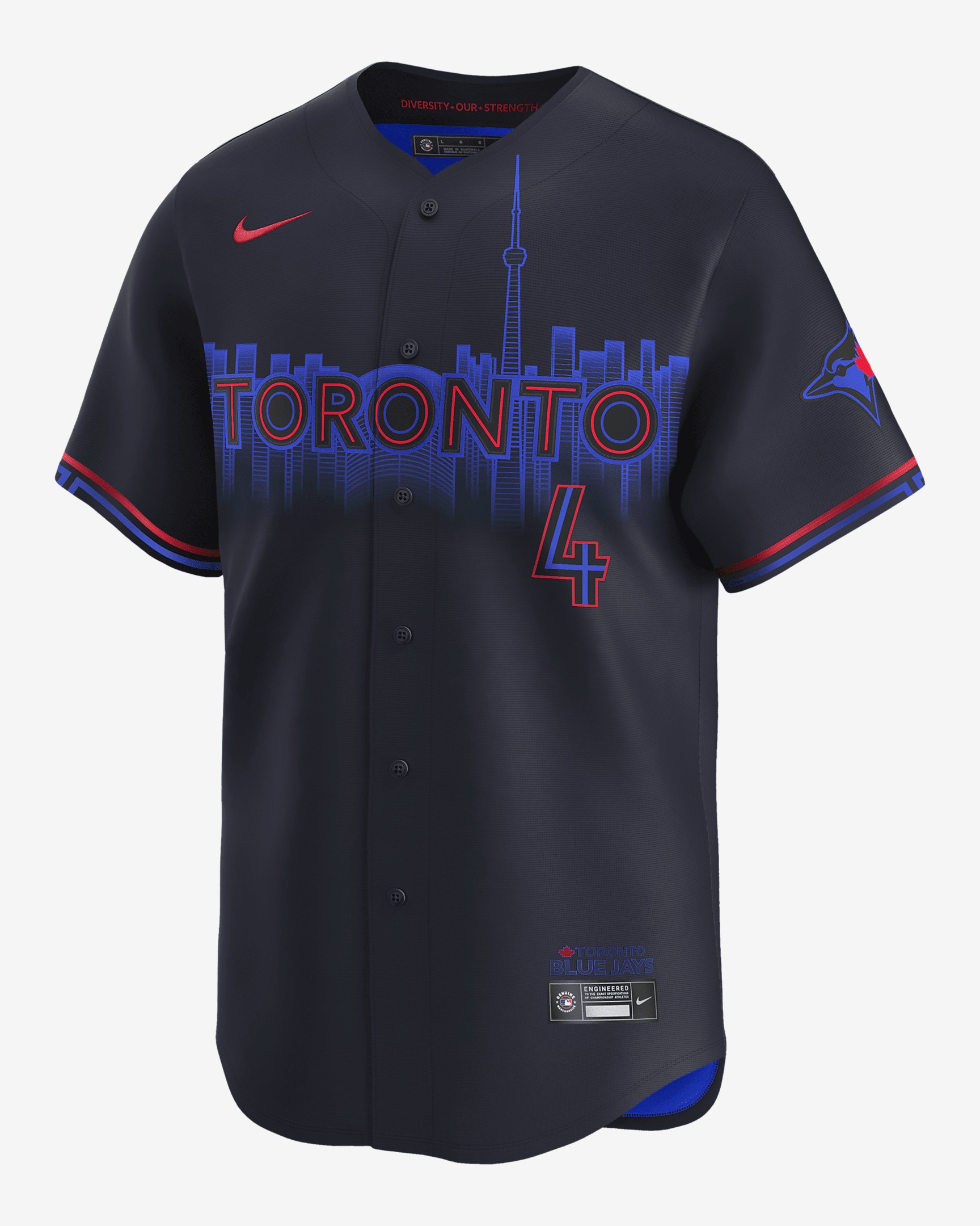 George Springer Toronto Blue Jays City Connect Nike Men's Dri-FIT ADV MLB Limited Jersey - 1