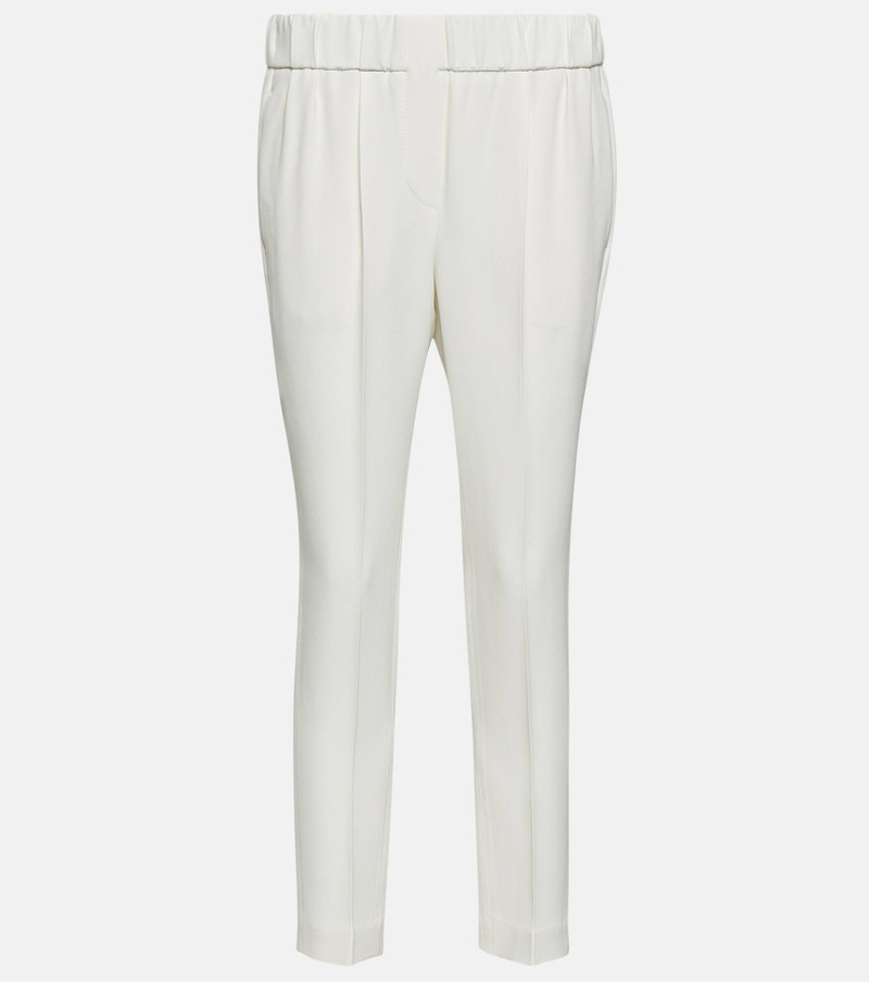 Tailored crêpe pants - 1