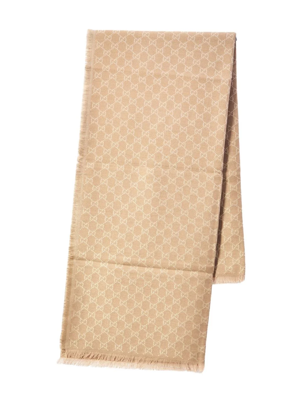 fringed-detail shawl - 1