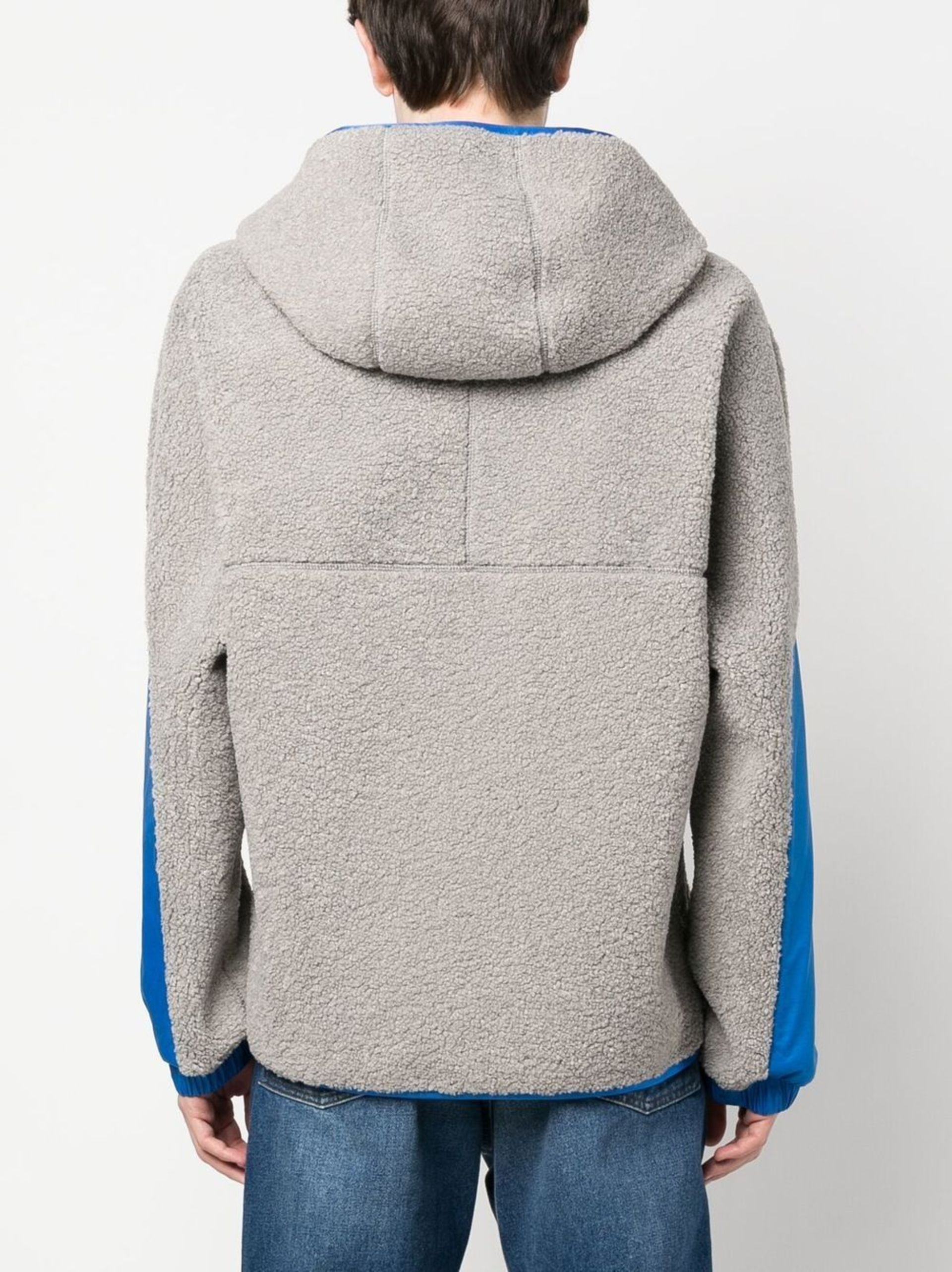 Grey Malrif Hooded Fleece Jacket - 4