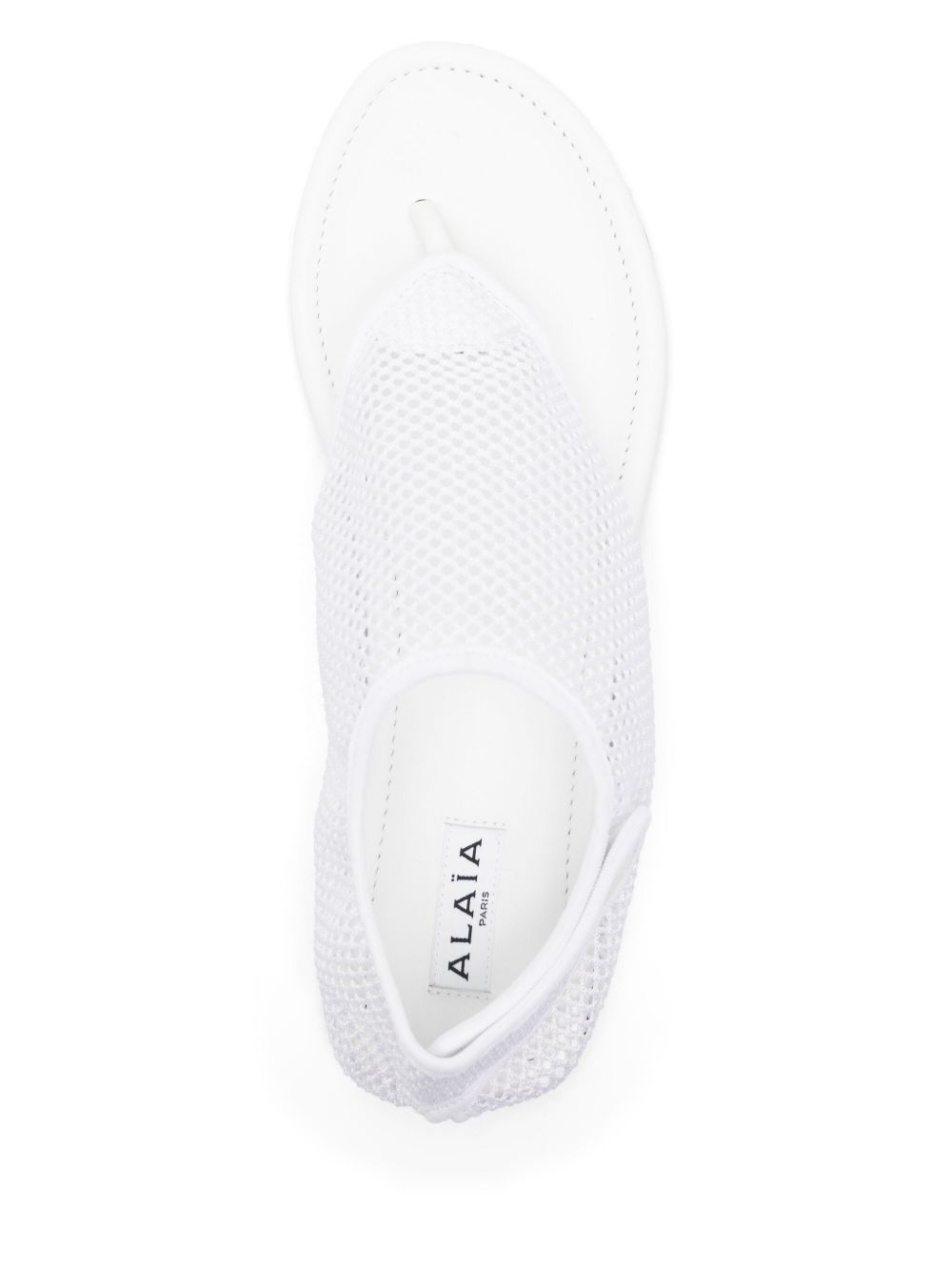 leather flat sandals - 4