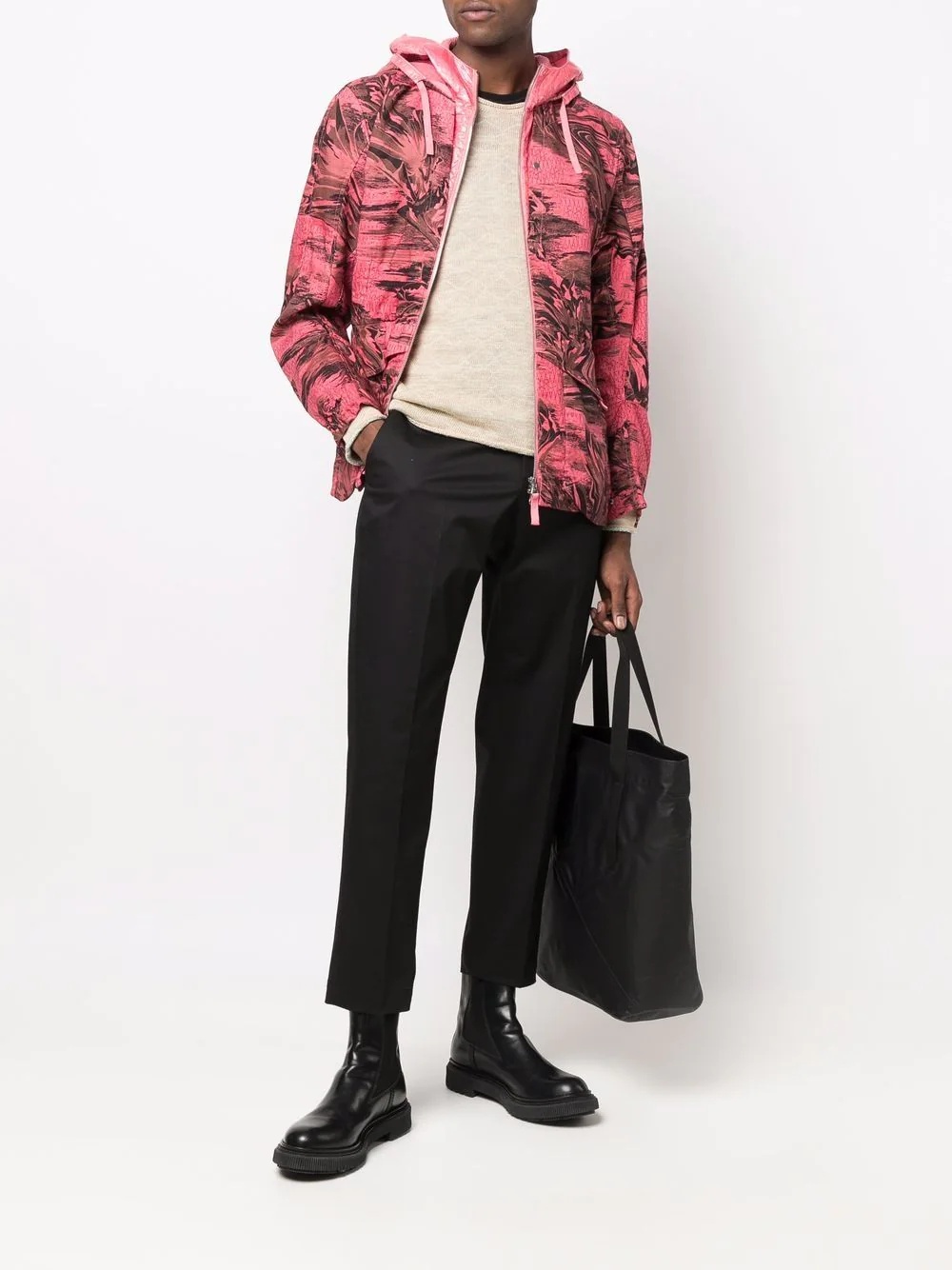 floral-print bomber jacket - 2