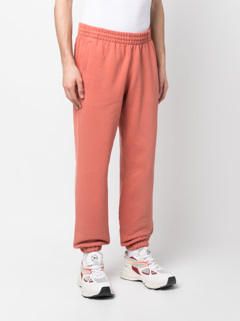 logo-patch elasticated track pants - 3