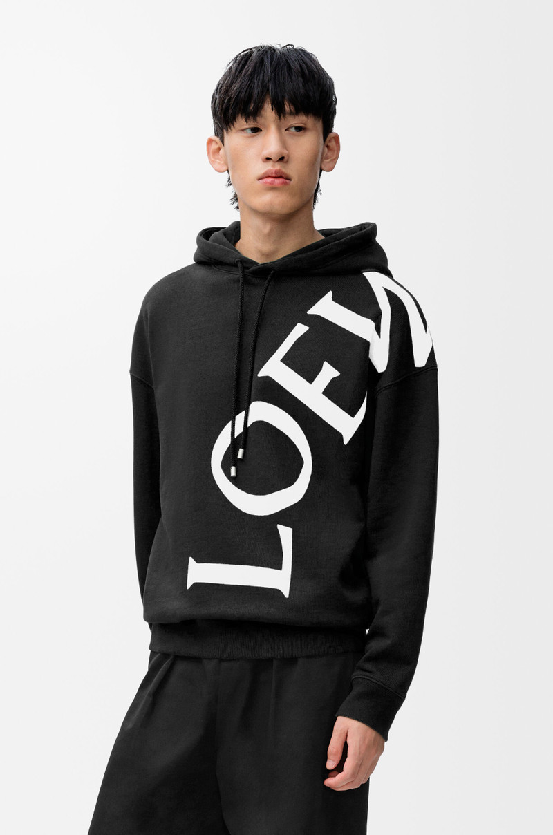 Relaxed fit hoodie in cotton 3