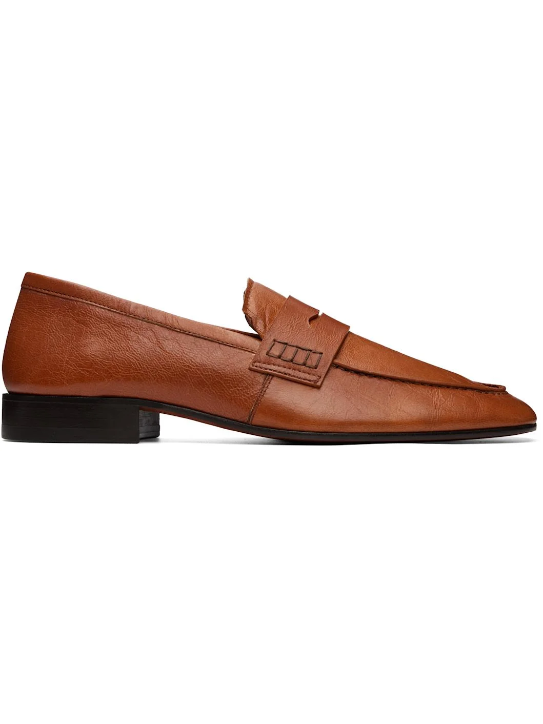 Tan Leather Loafers - 1