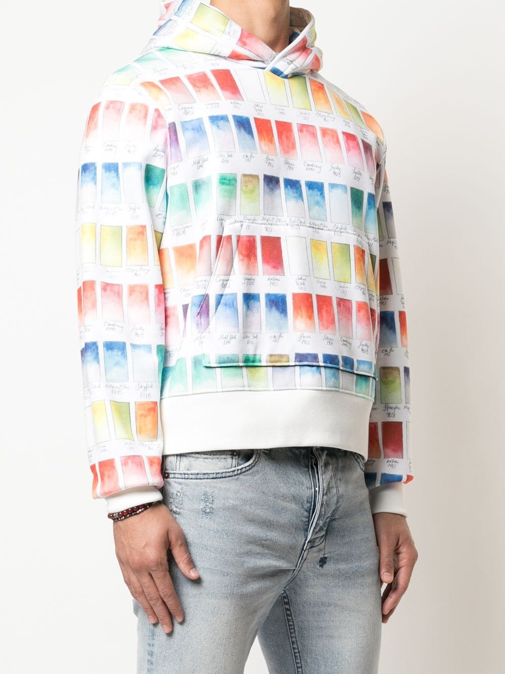 watercolour swatch hoodie - 3