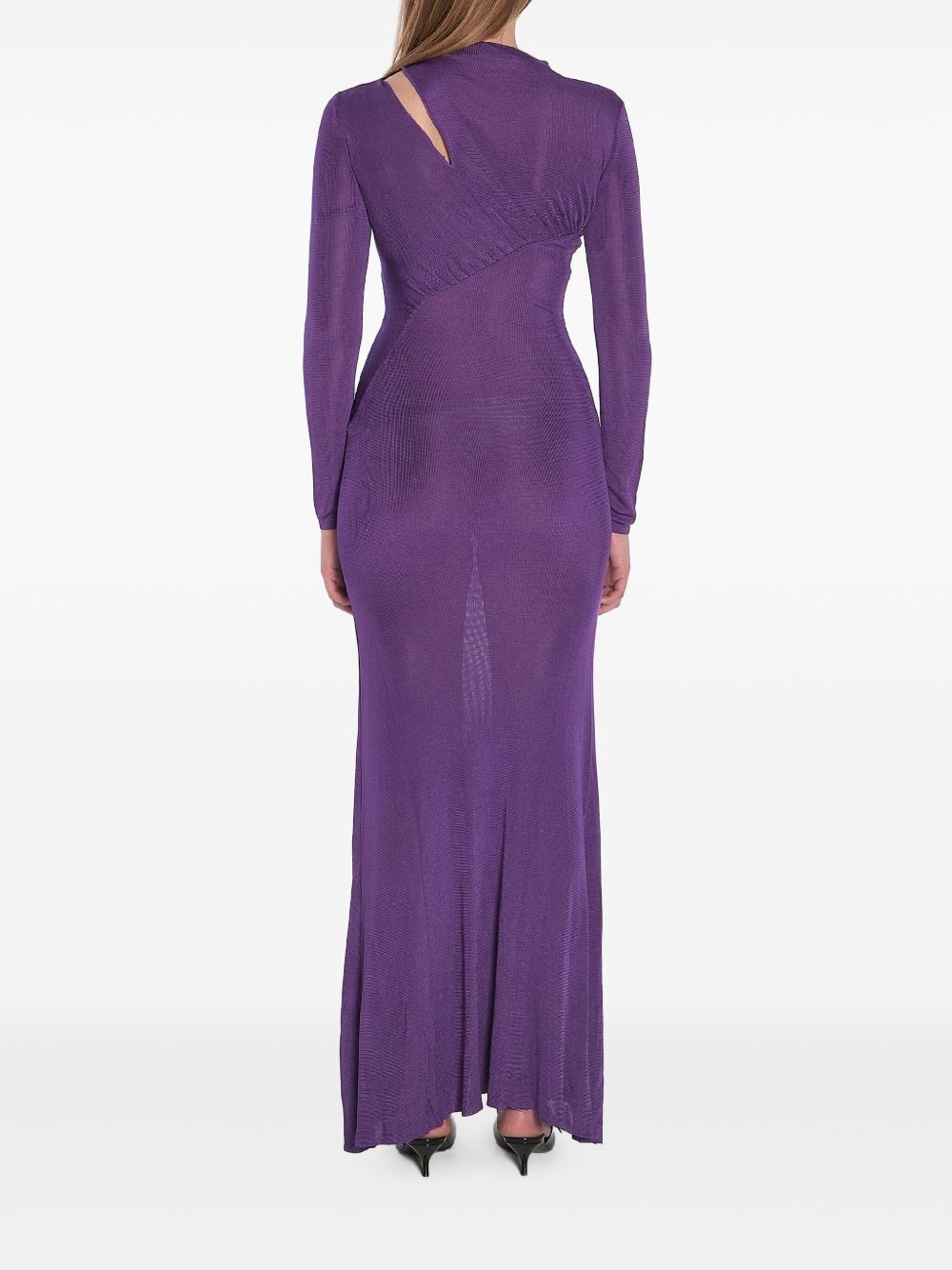 cut-out dress - 4